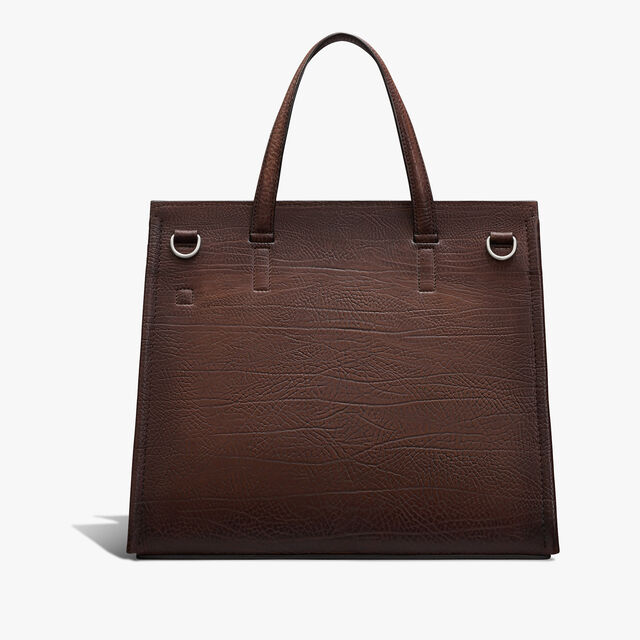 Luti 38 Leather Tote Bag, DARK BROWN, hi-res 3