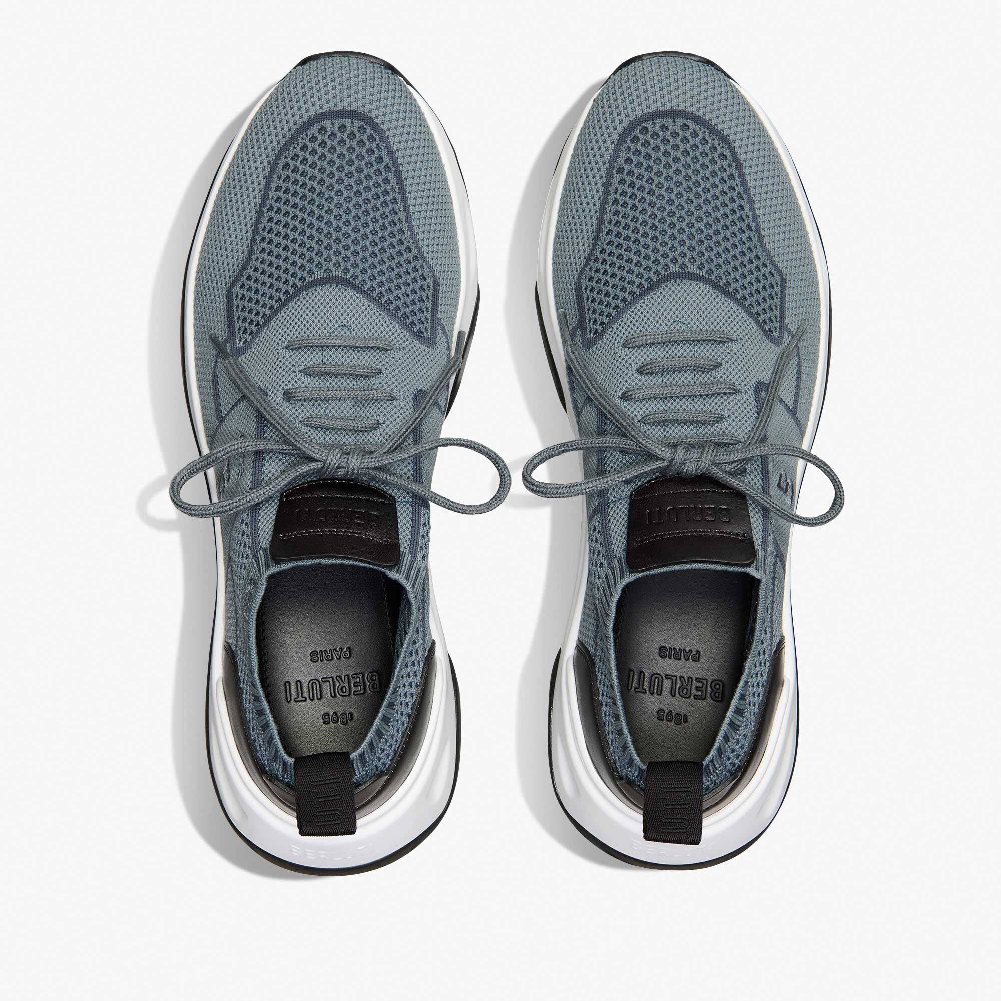 Shadow Knit And Lagoon Calf Sneaker | Berluti US