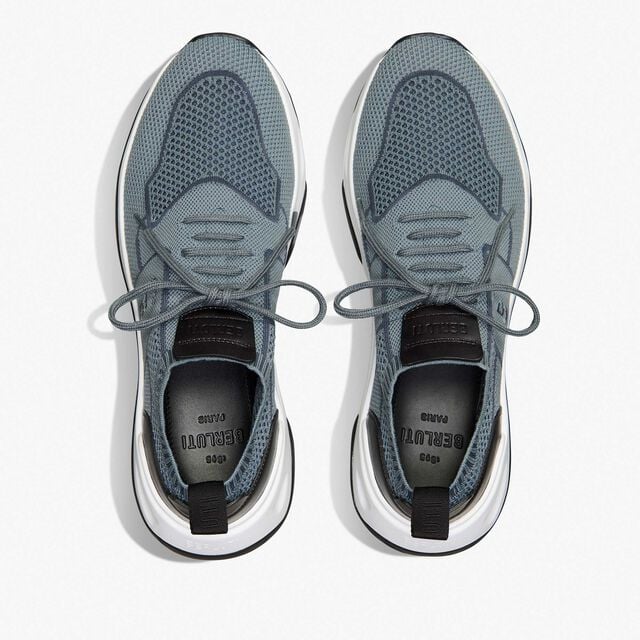 Shadow Knit And Lagoon Calf Sneaker, STONE DENIM, hi-res 3