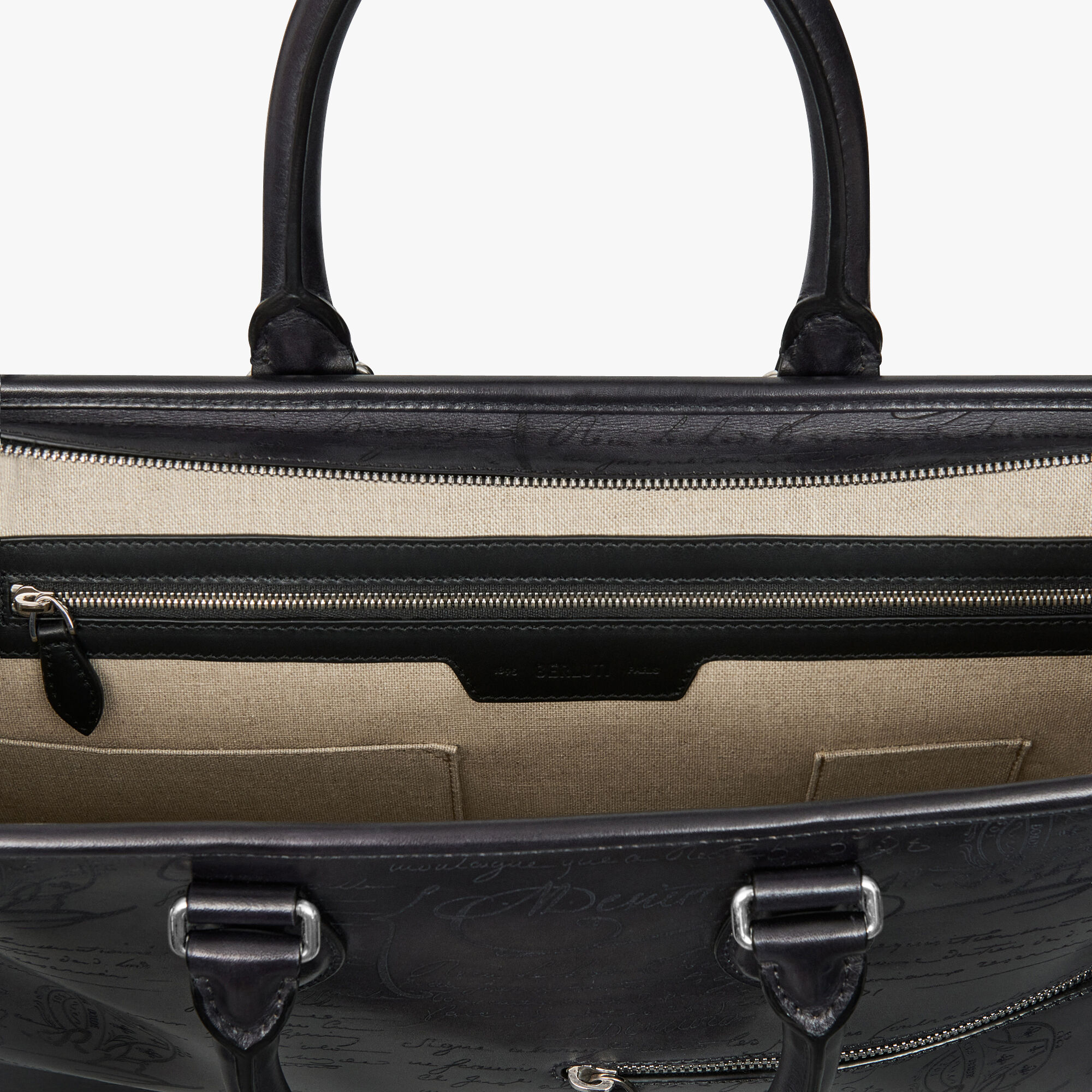 Un Jour Mini Scritto Leather Briefcase | Berluti US