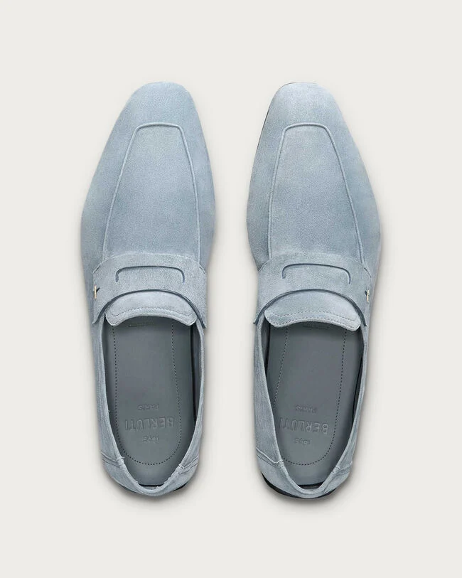 Lorenzo Drive Loafer, Stone Denim, hi-res