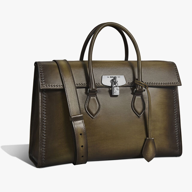 E'Mio Leather Briefcase, APPENNINI, hi-res 3