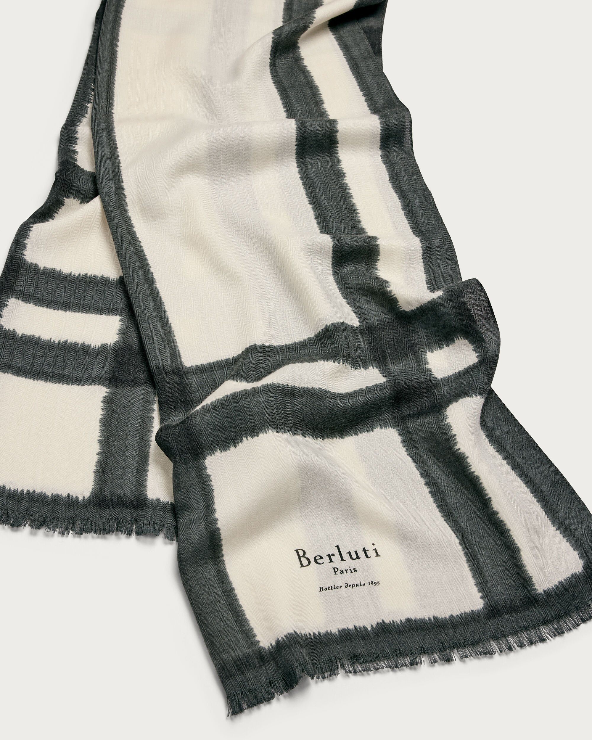 Patina格纹围巾, Blue Smoke, hi-res