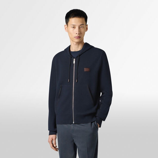 Shadow  Zip-Up Hoodie, NAVY, hi-res 2