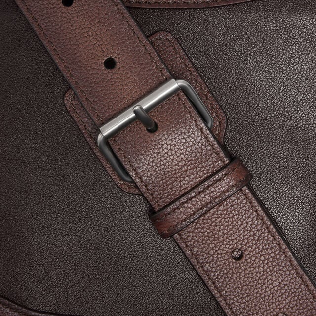 Périple Sling Bag In Scritto Leather, SOFT BROWN, hi-res 7