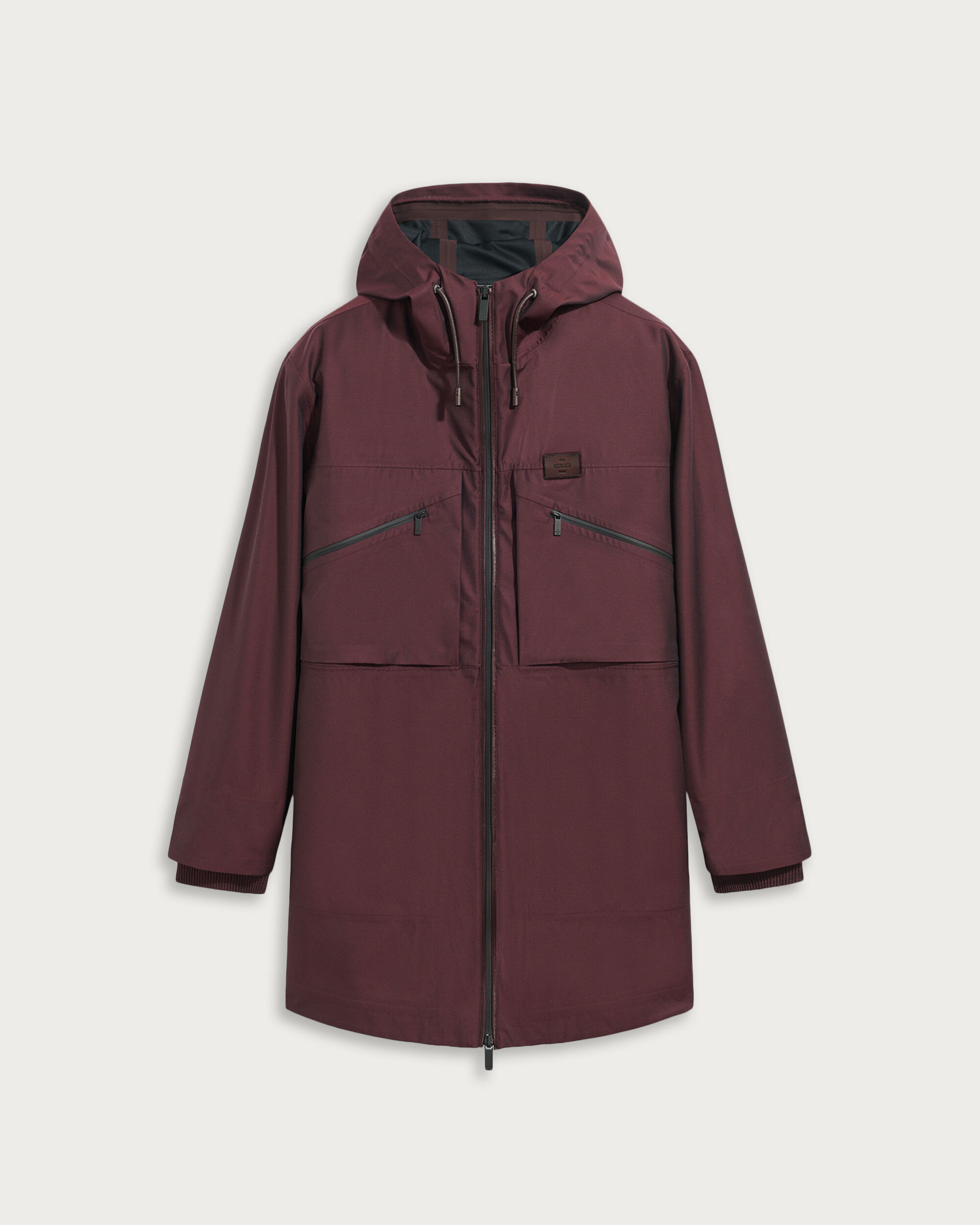 Technical Parka, Burgundy, hi-res