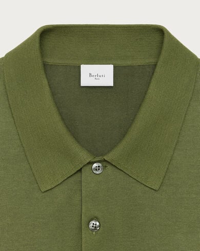 B-Thabor Embroidery Polo, Acid Green, hi-res