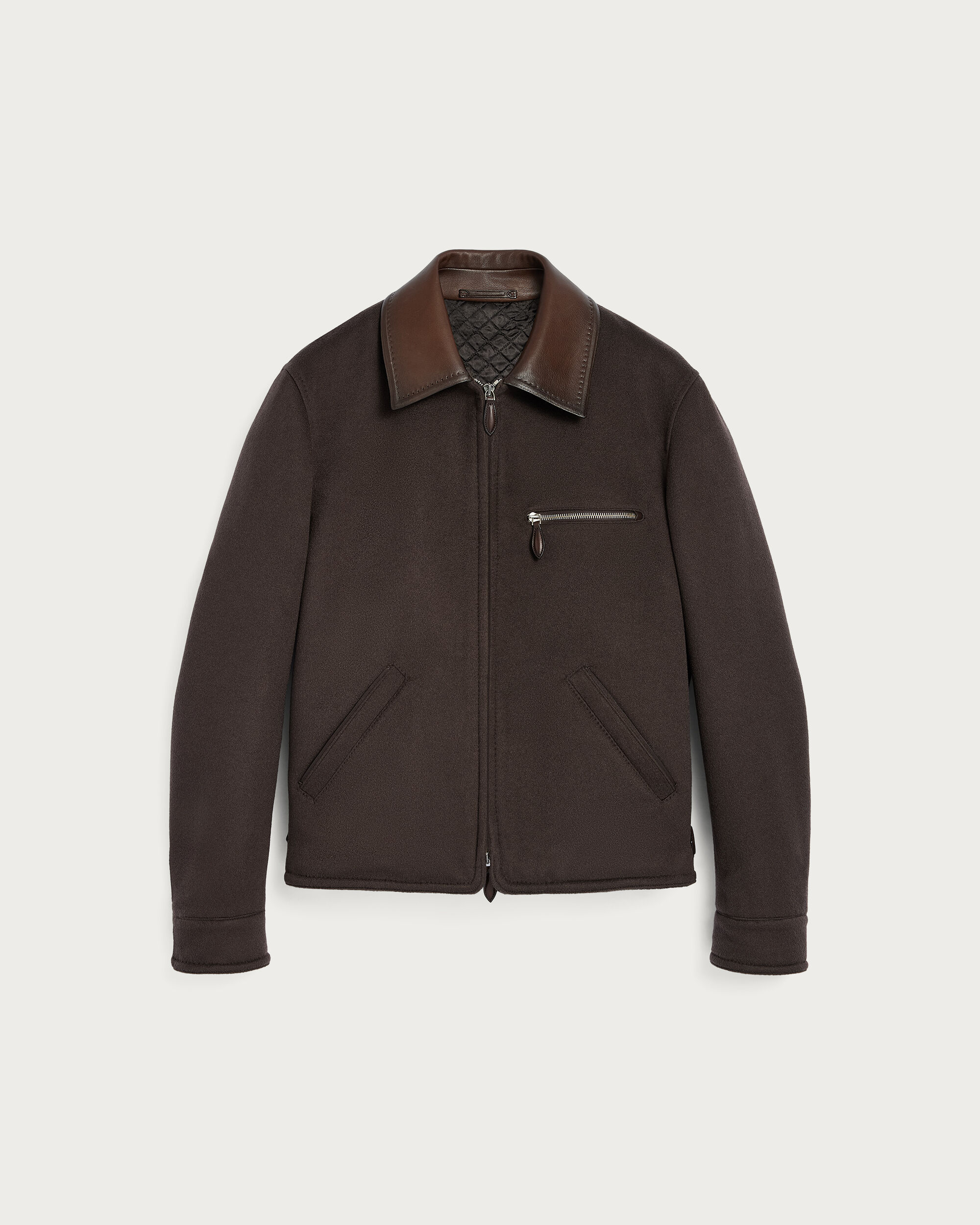 Cashmere Un Jour Blouson, Equinox Brown, hi-res