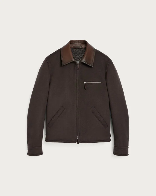 Cashmere Un Jour Blouson, Equinox Brown, hi-res