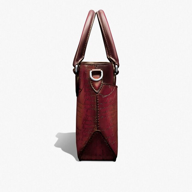 Toujours Gulliver Gradiant Scritto Leather Messenger, LIGHT SAINT EMILION, hi-res 4