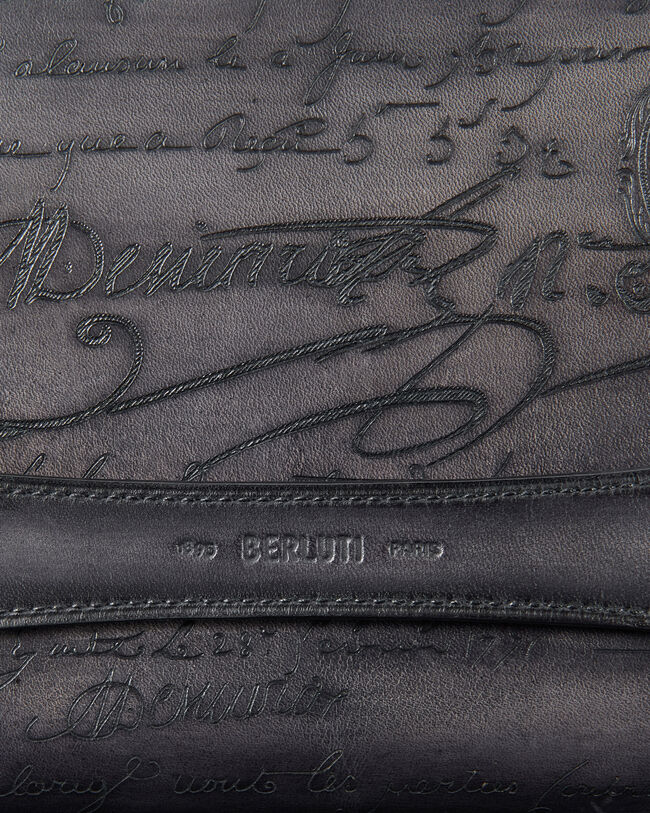 Pochette Zipp&eacute;e Tersio, Nero Grigio, hi-res