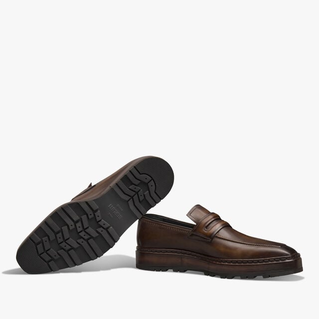 Mocassin Andy Alto En Cuir, MARRONE INTENSO, hi-res 4