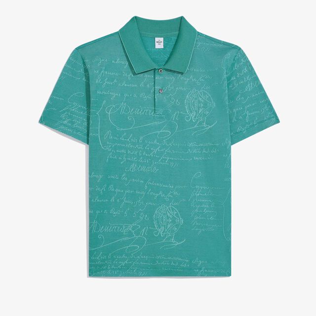 Scritto Pique Polo, LIGHT TEAL GREEN, hi-res 1