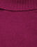 Col Roul&eacute; avec D&eacute;tails Cuir Tress&eacute;, Purple Fushia, Image 2