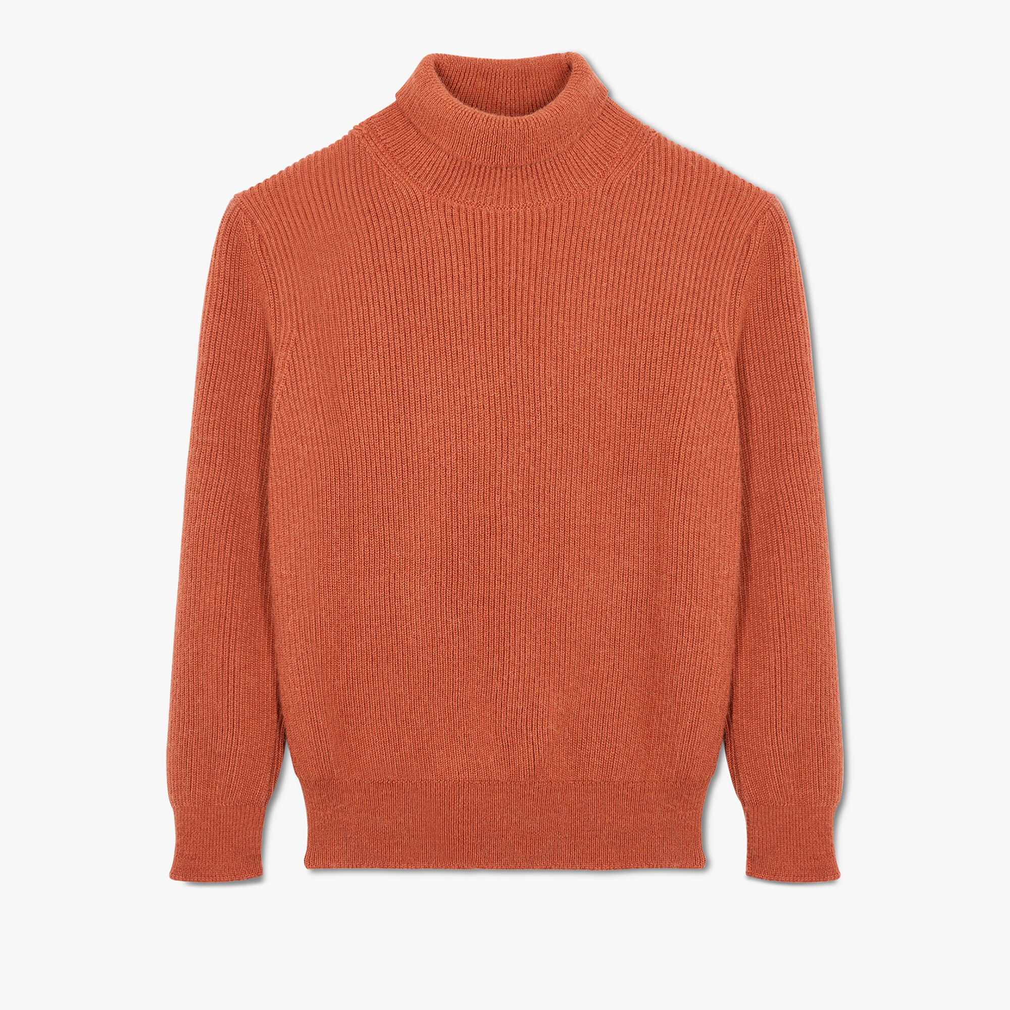 Fisherman's ribbed deals wool turtleneck sweater