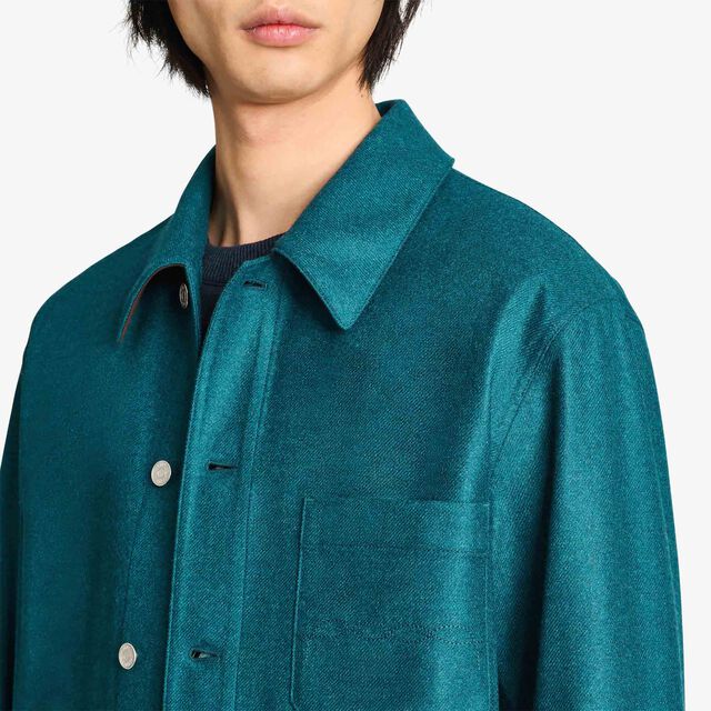 Veste Charbonnier En Laine Technique, COLVERT GREEN, hi-res 5