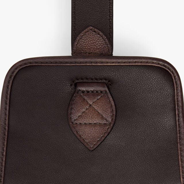 Périple Sling Bag In Scritto Leather, SOFT BROWN, hi-res 6