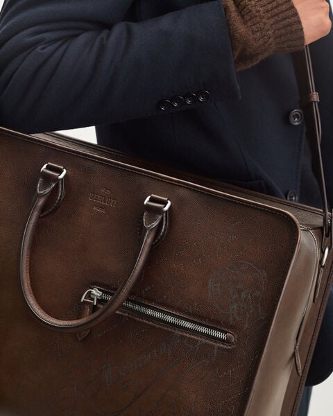 Overnight旅行袋, Soft Brown, hi-res