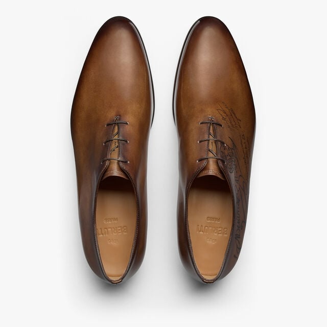 Alessandro Galet Scritto Leather Oxford, TOBACCO BIS, hi-res 3