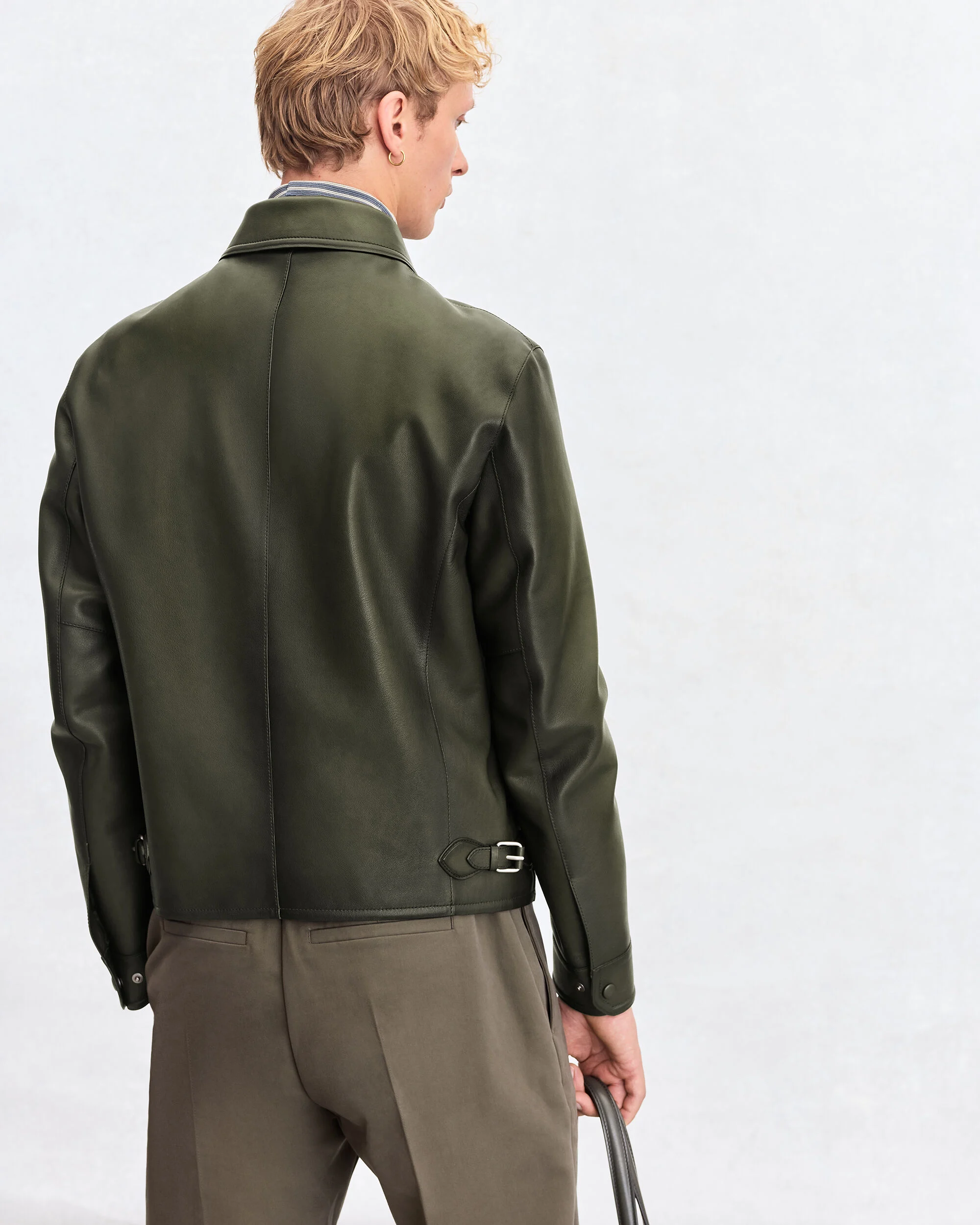 Leather Patina Un Jour Blouson, Verbena, hi-res