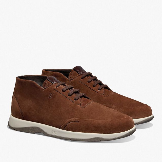 Échappée Suede Mid Top Derby, DOWN TOWN BROWN, hi-res 3