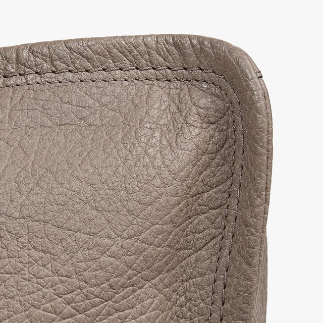 Overnight Leather Travel bag, TAUPE, hi-res 6