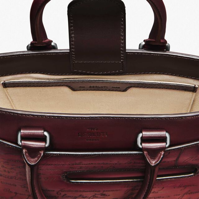 Toujours Gulliver Gradiant Scritto Leather Messenger, LIGHT SAINT EMILION, hi-res 7