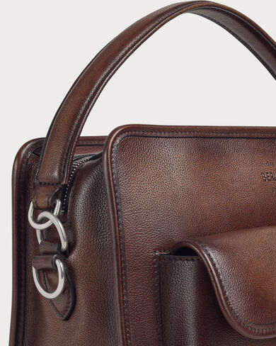 Journalier Multipockets Messenger, Soft Brown, hi-res