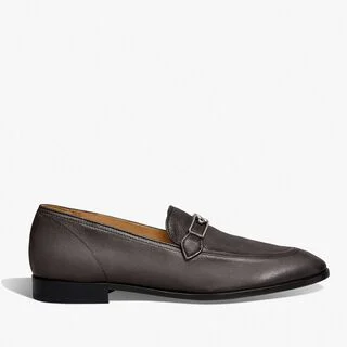 B Volute Calf Leather Loafer, NERO, hi-res