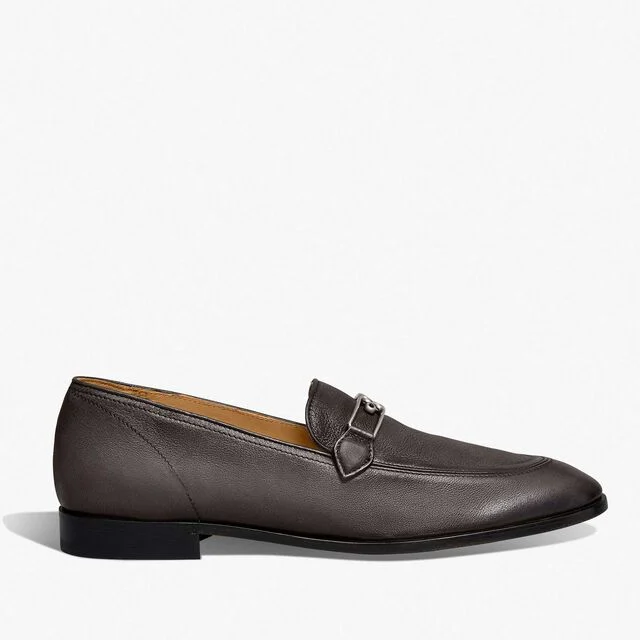 B Volute Leather Loafer, NERO, hi-res 1