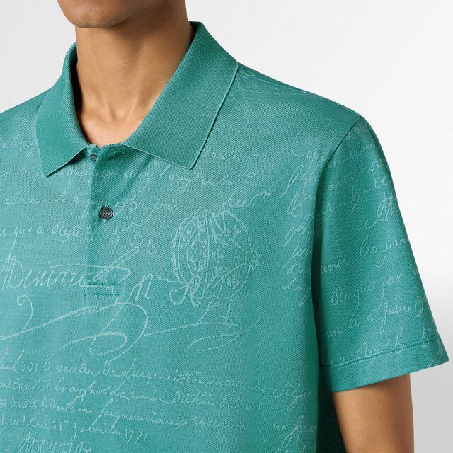 Scritto Pique Polo, LIGHT TEAL GREEN, hi-res 4