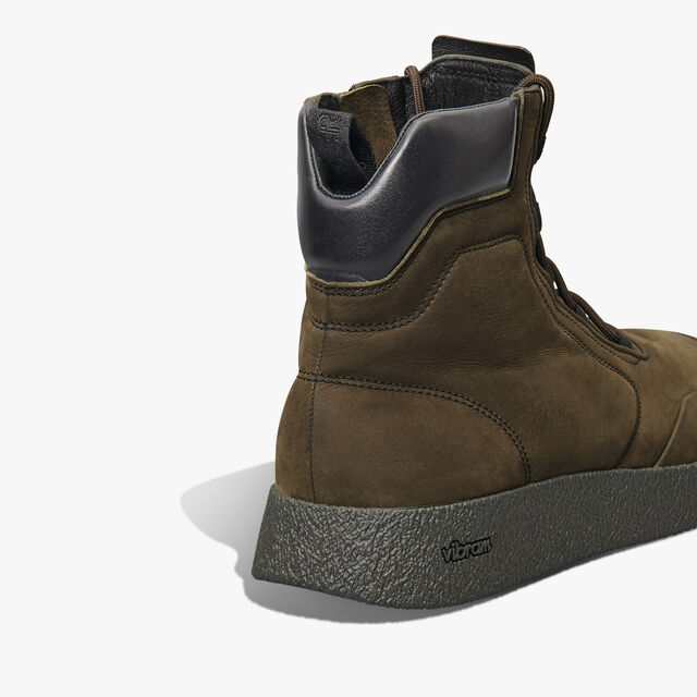 Outdoor Nubuck Leather Boot, MILITARI GREEN, hi-res 5