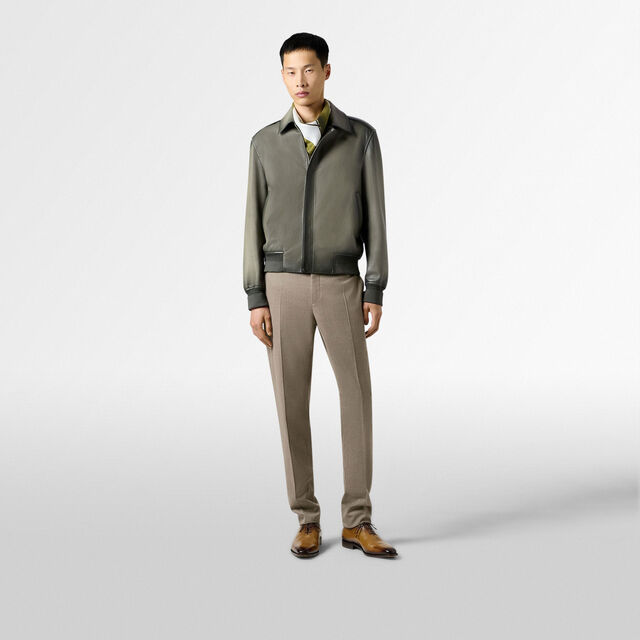 Patina Flight Jacket, CLAY GREEN, hi-res 5