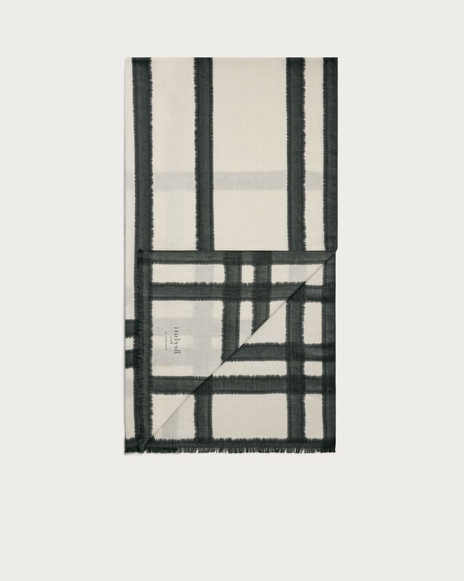 Patina格纹围巾, Blue Smoke, hi-res