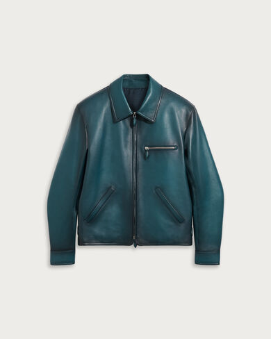 Leather Patina Un Jour Blouson, Meteorite, hi-res