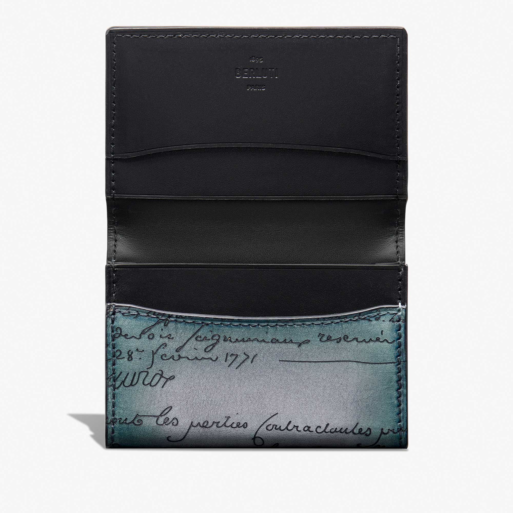 小物 BERLUTI IMBUIA GRADIANT Leather CardCase Imbuia Gradiant Scritto Leather Card Holder | Berluti IT