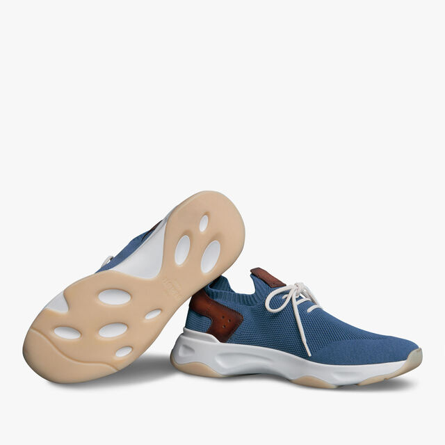 Shadow Knit And Leather Sneaker