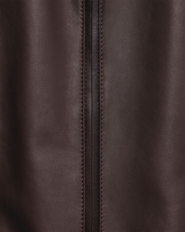 Leather Tracksuit, Earth Brown, hi-res