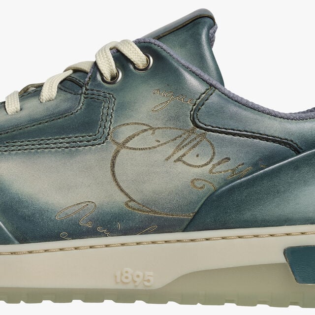 Playoff Scritto Venezia Calf Leather Sneaker, NEBULOSA, hi-res 8