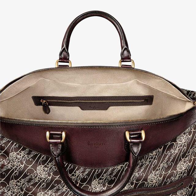 Viaggio Toile Marbeuf Travel Bag, DARK BROWN + MADURO, hi-res 7