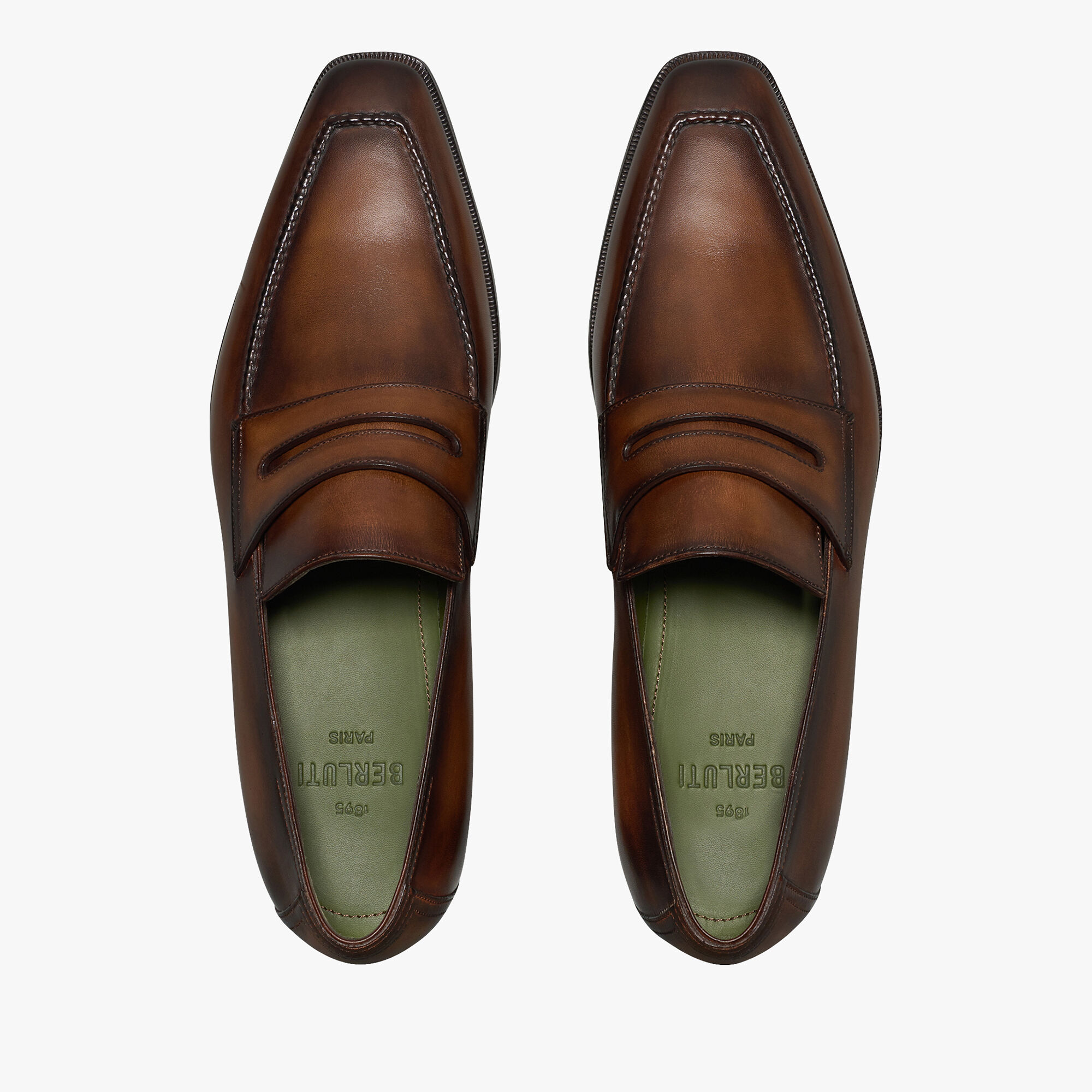 Andy Demesure Leather Loafer, TOBACCO BIS, hi-res 3