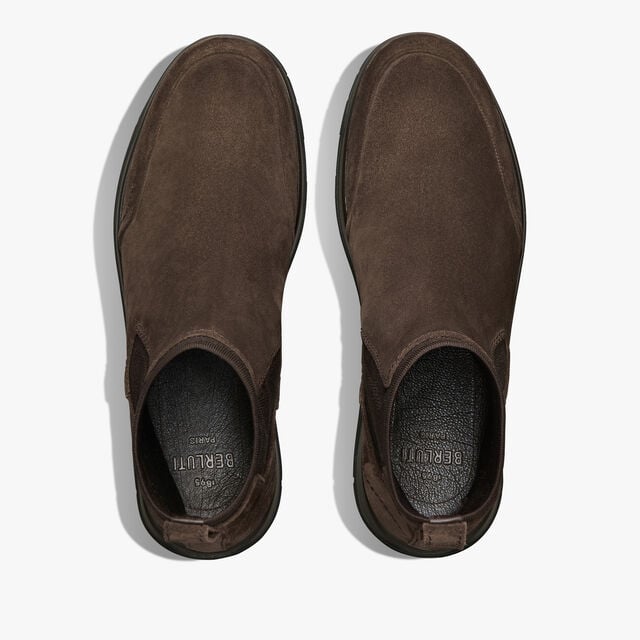 Echappée Suede Boot, DARK BROWN, hi-res 3