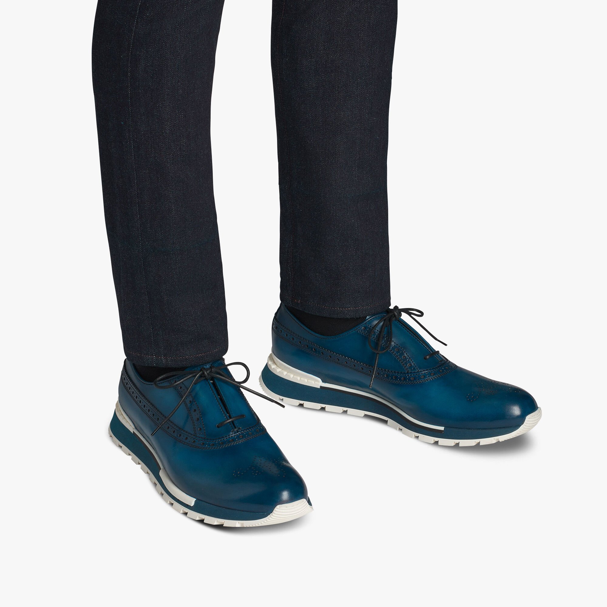 Berluti white sneakers on sale