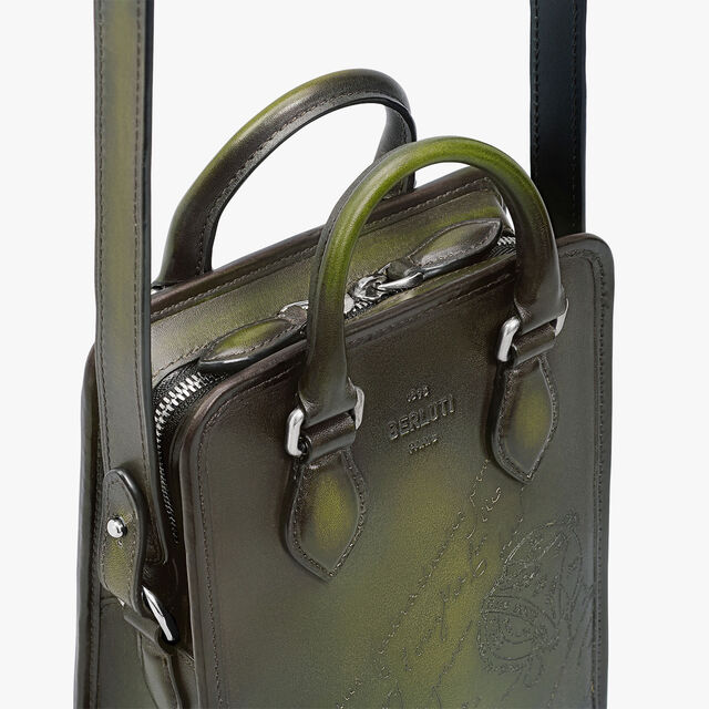 Premier Jour Gulliver Scritto Leather Messenger, NERO CAVIAR, hi-res 6