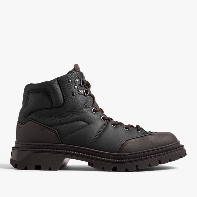 Brunico Parcours鹿皮和橡胶靴, BLACK, hi-res 1
