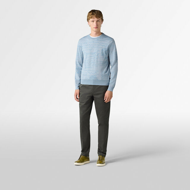 Scritto Wool Crewneck, PALE BLUE, hi-res 4