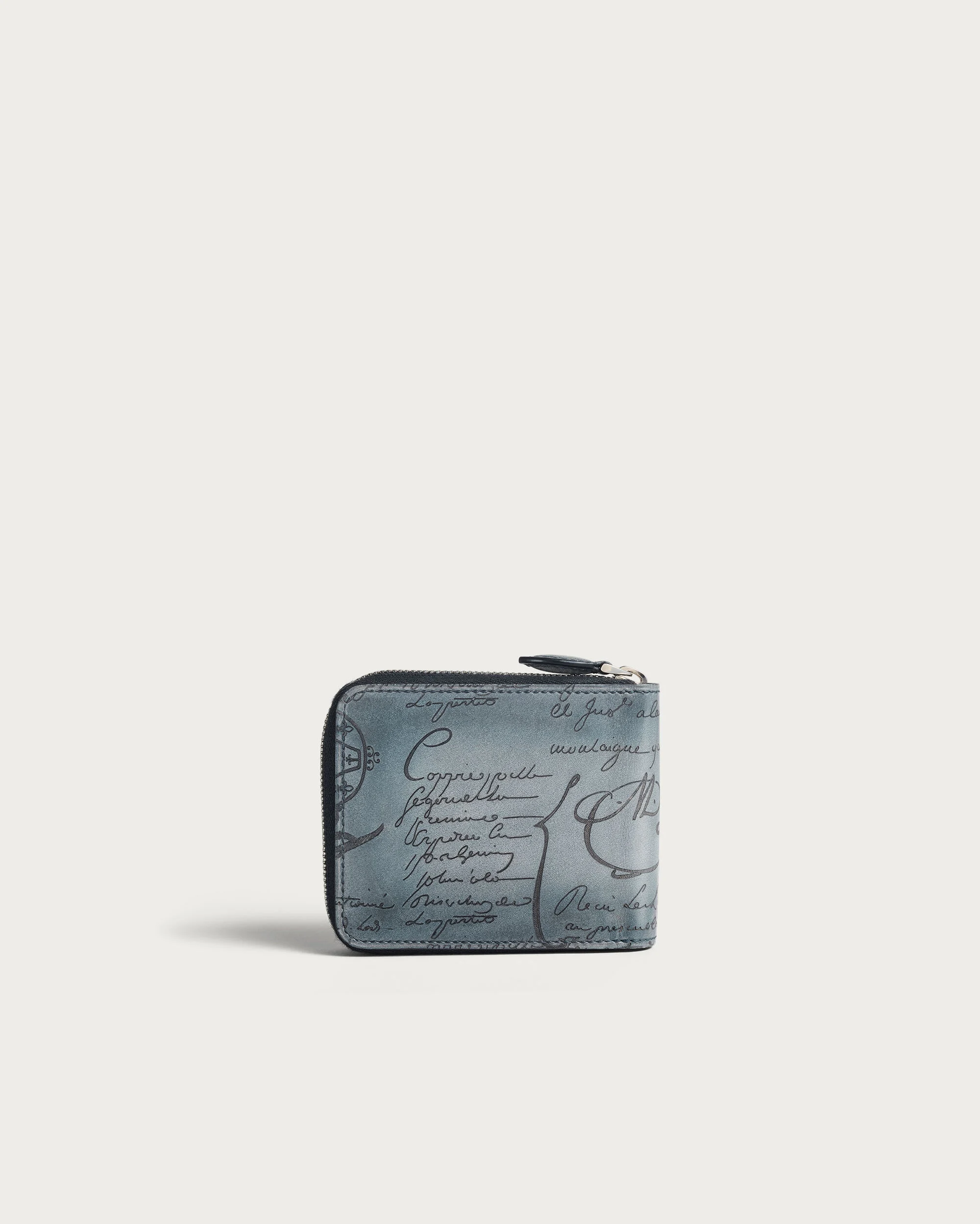 Itauba Square Compact Zipped Wallet, Bleu Brume, hi-res