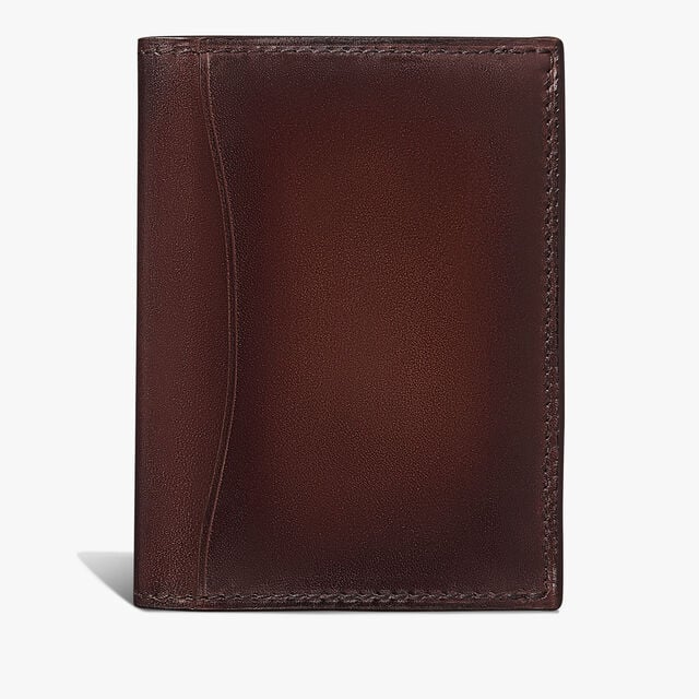 Jagua Leather Card Holder, LEGNO BRUCIATO, hi-res 2