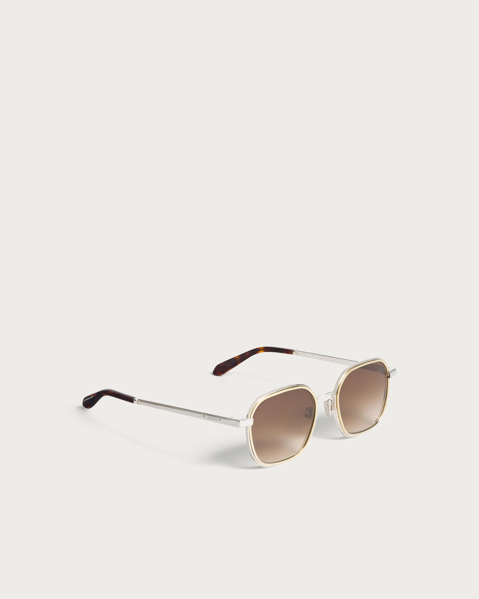 Sirius Sunglasses, Palladium & Gradient Brown, hi-res