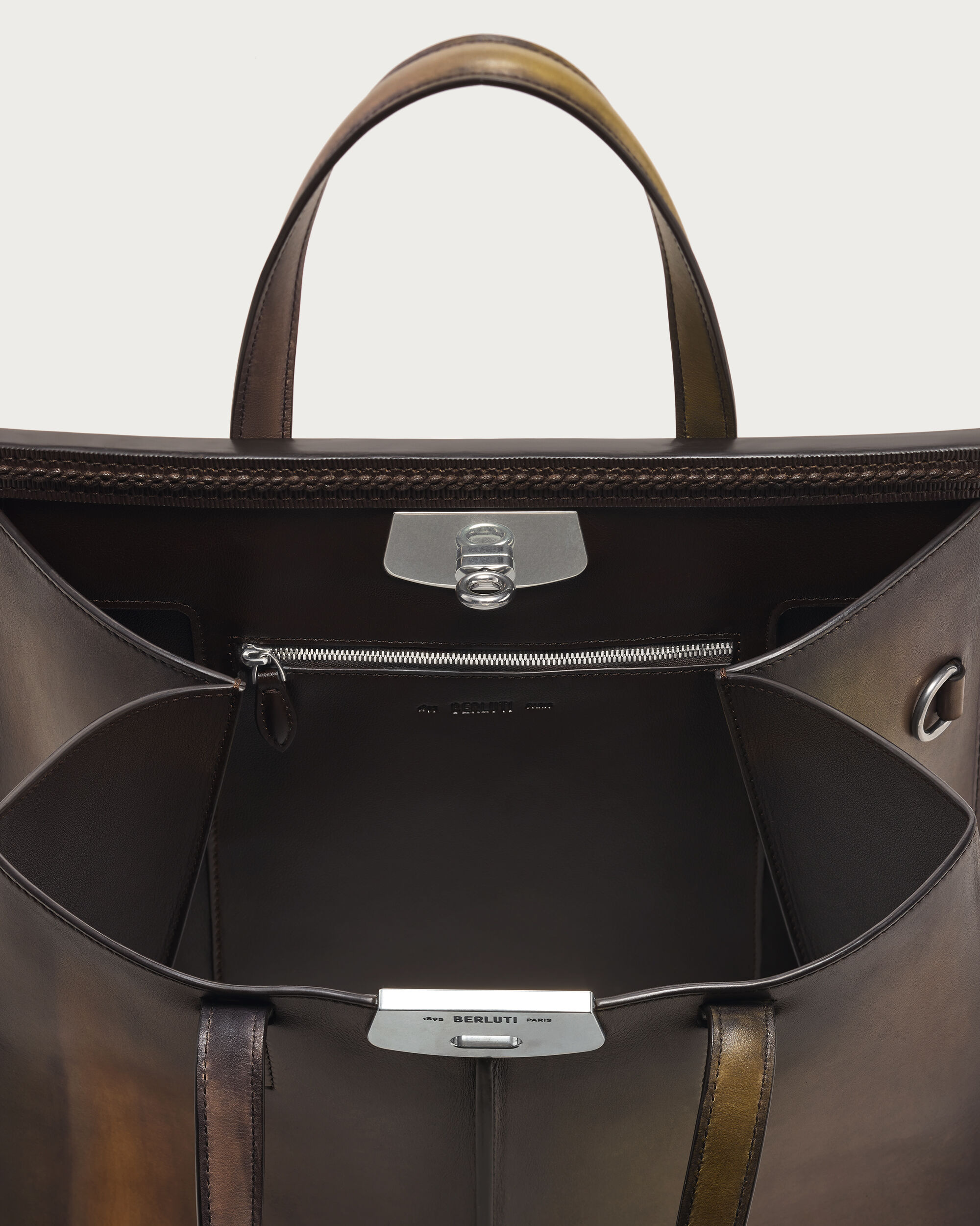 バッグ Berluti La Paritition Leather Tote Bag Luti 38 Tote Bag | Berluti IT